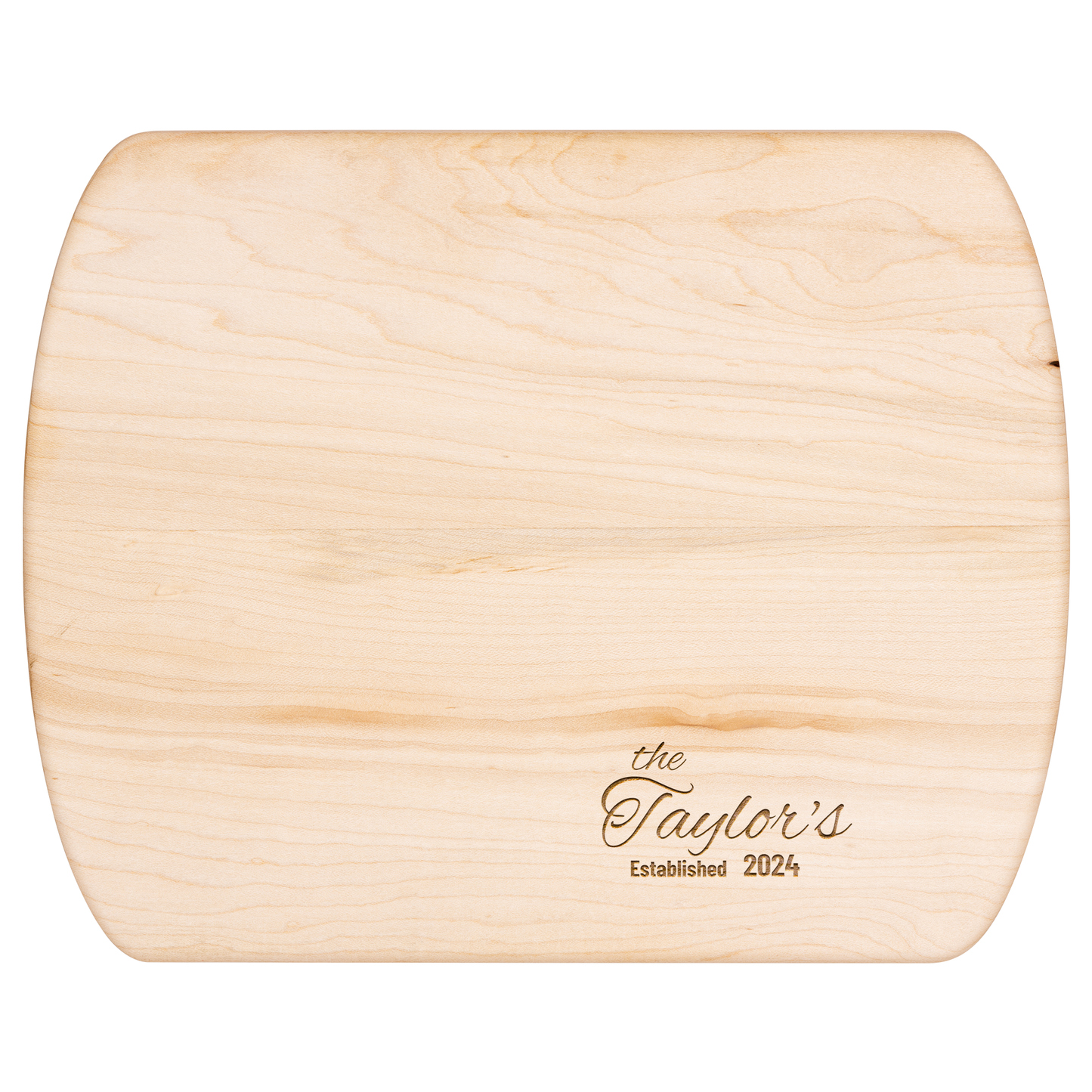 Personalized Family Name Wooden Cutting Board