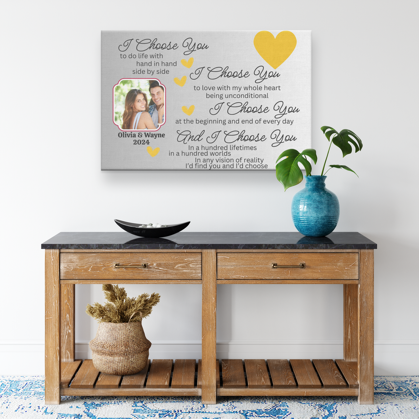 Personalized Couples Canvas