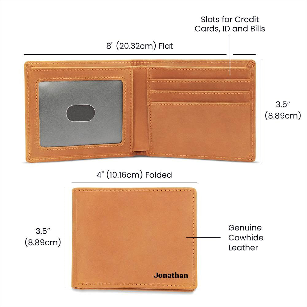 Graphic Leather Wallet