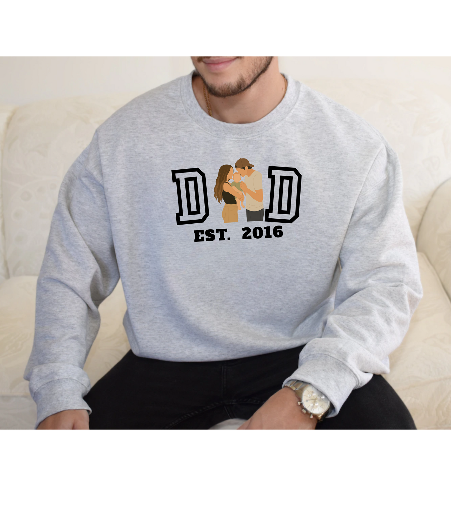 Father and Son/Daughter Sweatshirt - Father's Day Gift