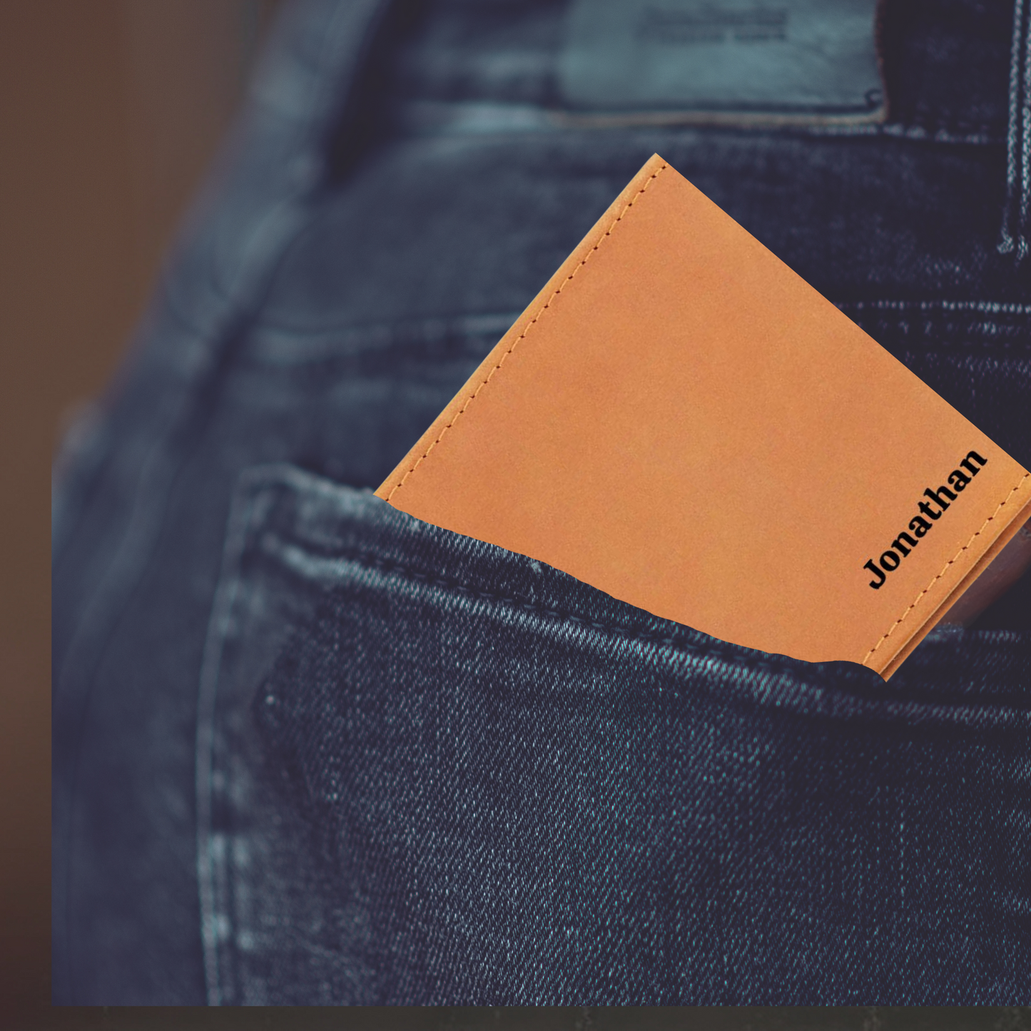 Graphic Leather Wallet