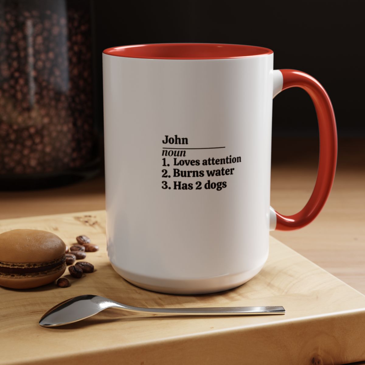 Personalized Name Mug Gift Idea For Husband or Dad (11, 15oz)