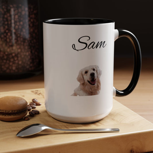 Custom Mug with your Favorite Pet Photo (11, 15oz)