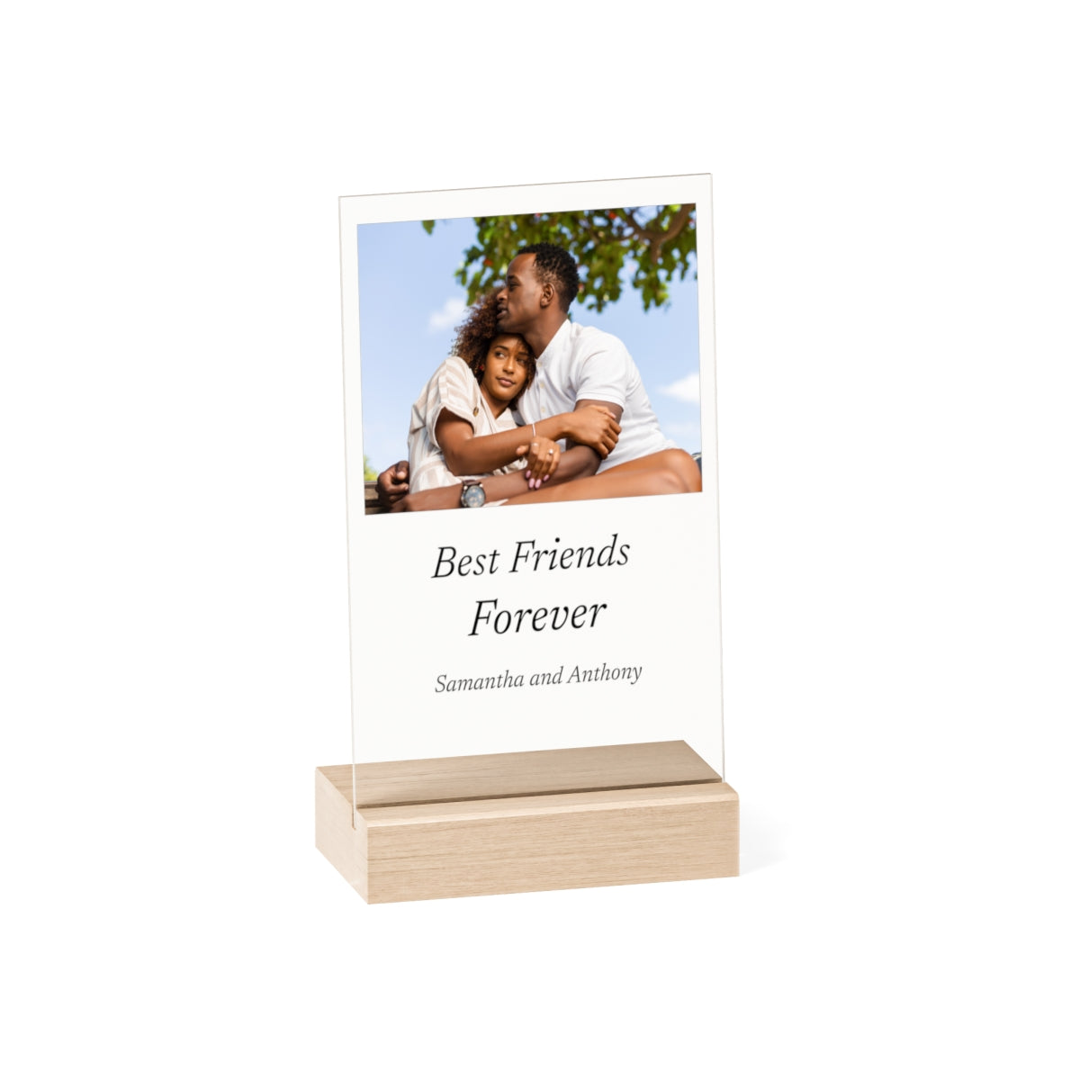 Best Friends Forever Acrylic Sign - 2 sizes