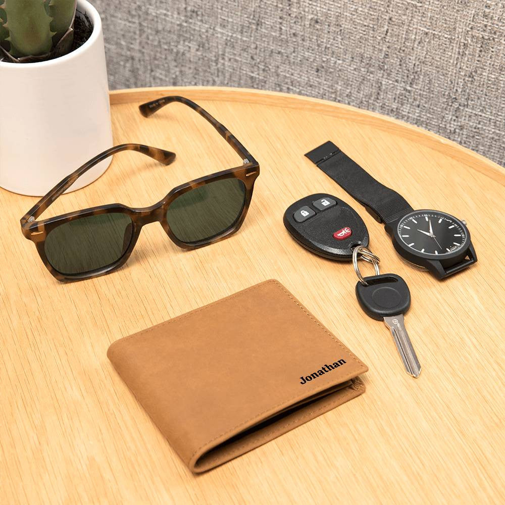 Graphic Leather Wallet