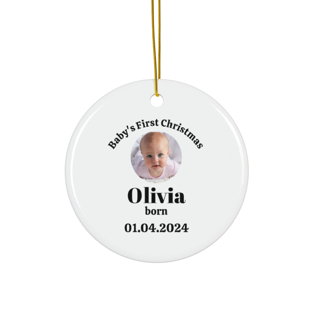 Baby's First Christmas Ornament