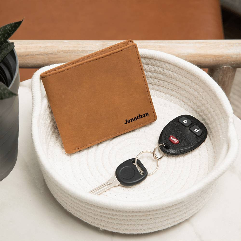 Graphic Leather Wallet