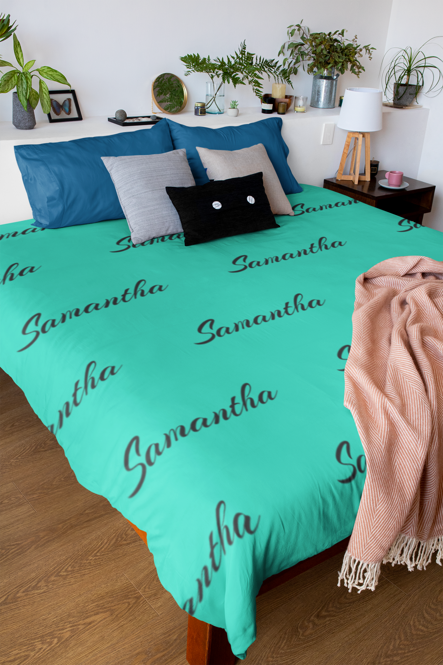 Custom Name Cozy Blanket, Blanket for Her, Thoughtful Customized Gift