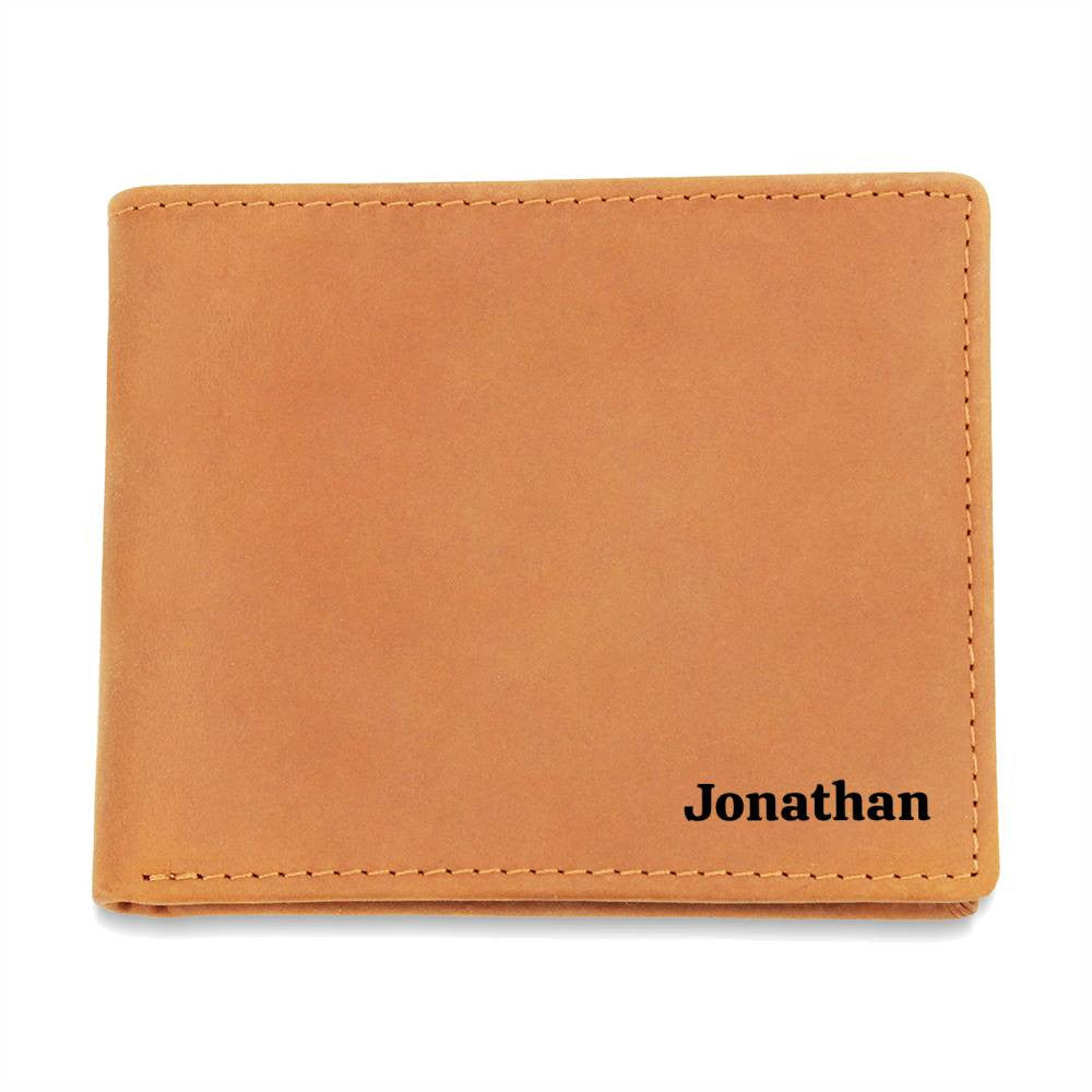Graphic Leather Wallet
