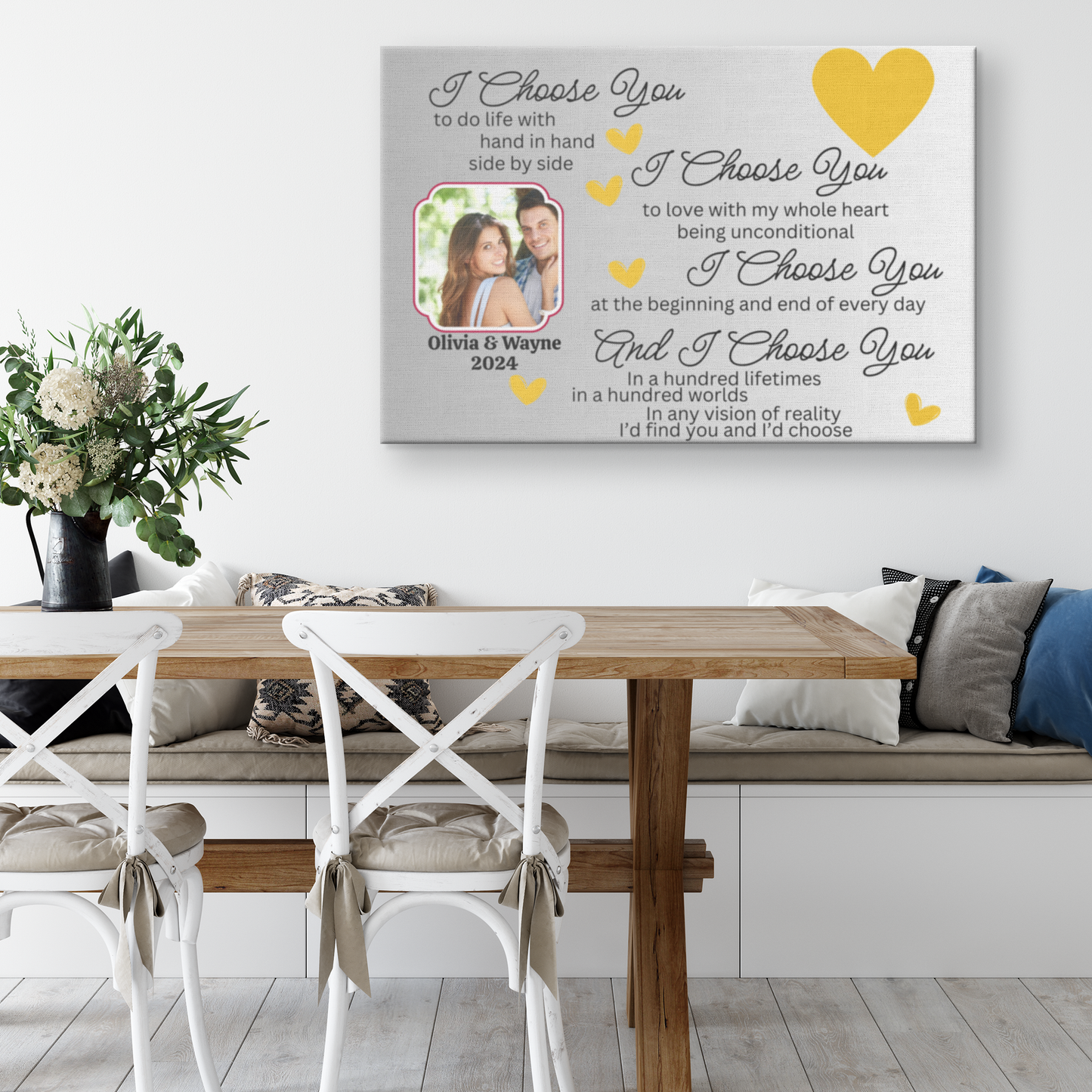 Personalized Couples Canvas