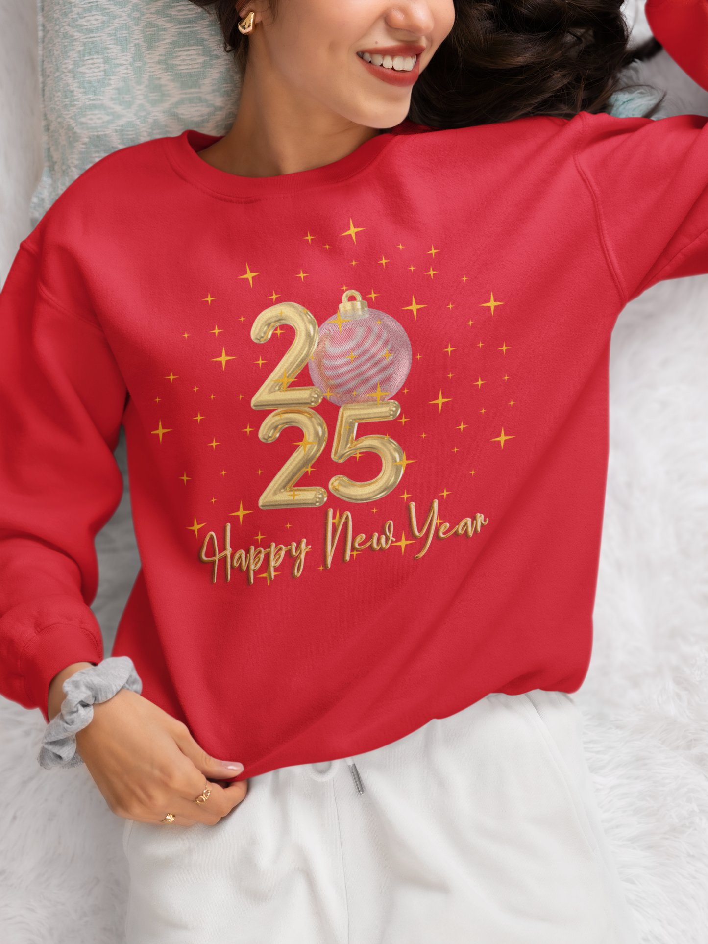 2025 Happy New Year Sweatshirt, New Year Party Sweater