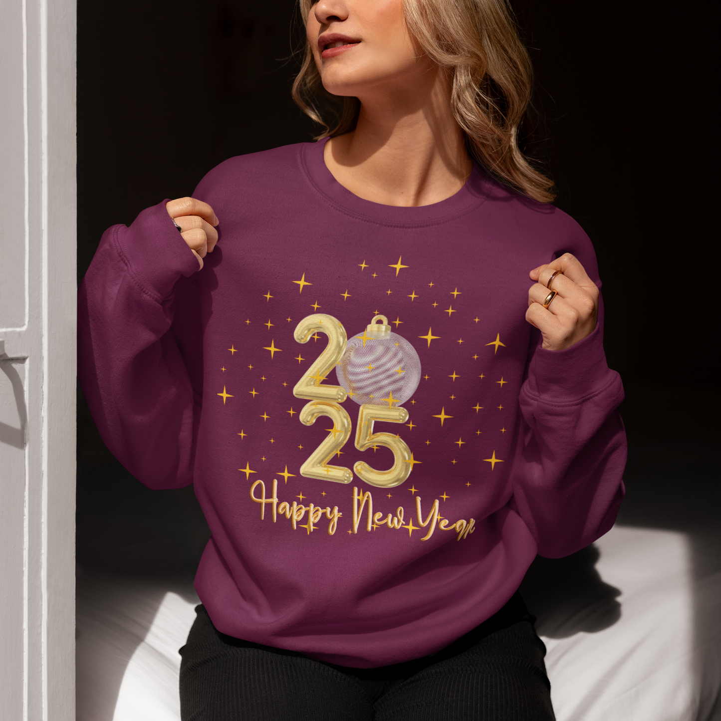 2025 Happy New Year Sweatshirt, New Year Party Sweater