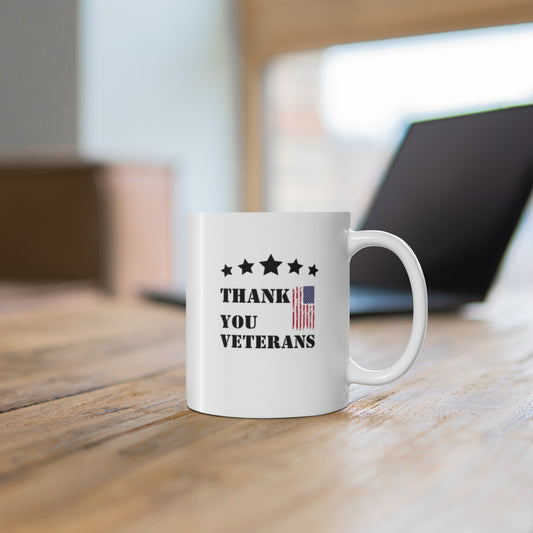 Thank You Veterans 11 oz Mug