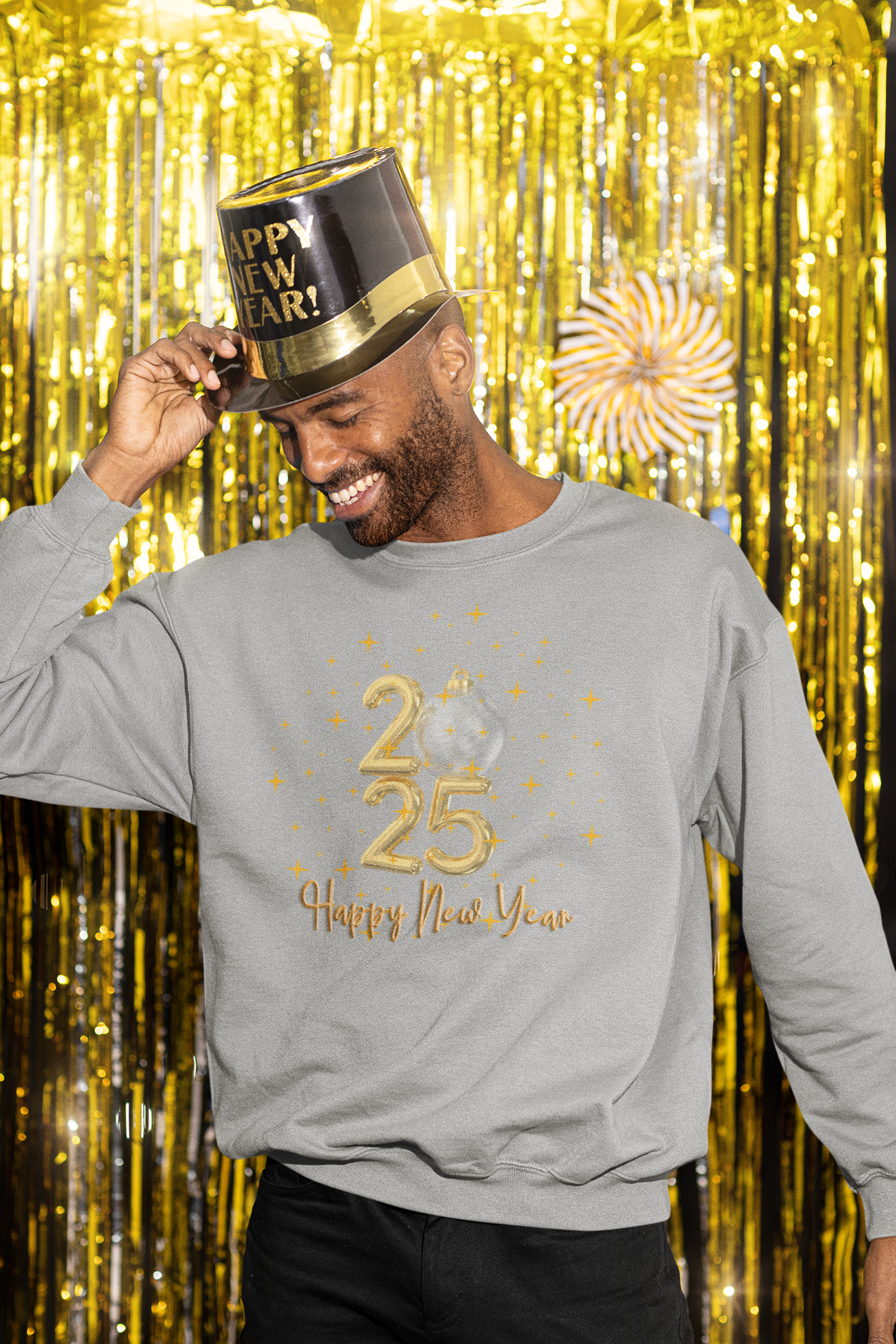 2025 Happy New Year Sweatshirt, New Year Party Sweater