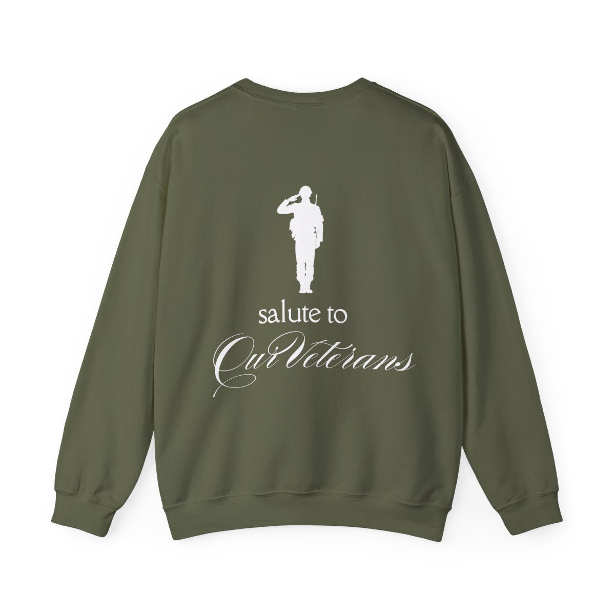 Personalized "Salute to Our Veterans" Sweatshirt