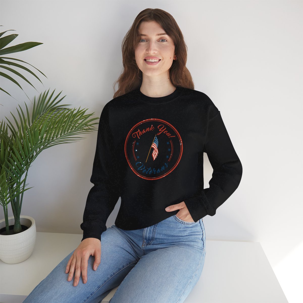 Thank You Veteran Crewneck Sweatshirt