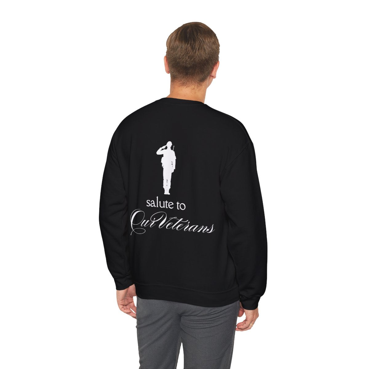 Personalized "Salute to Our Veterans" Sweatshirt
