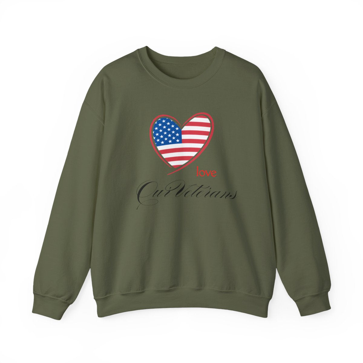 Love Our Veterans Heavy Blend™ Crewneck Sweatshirt