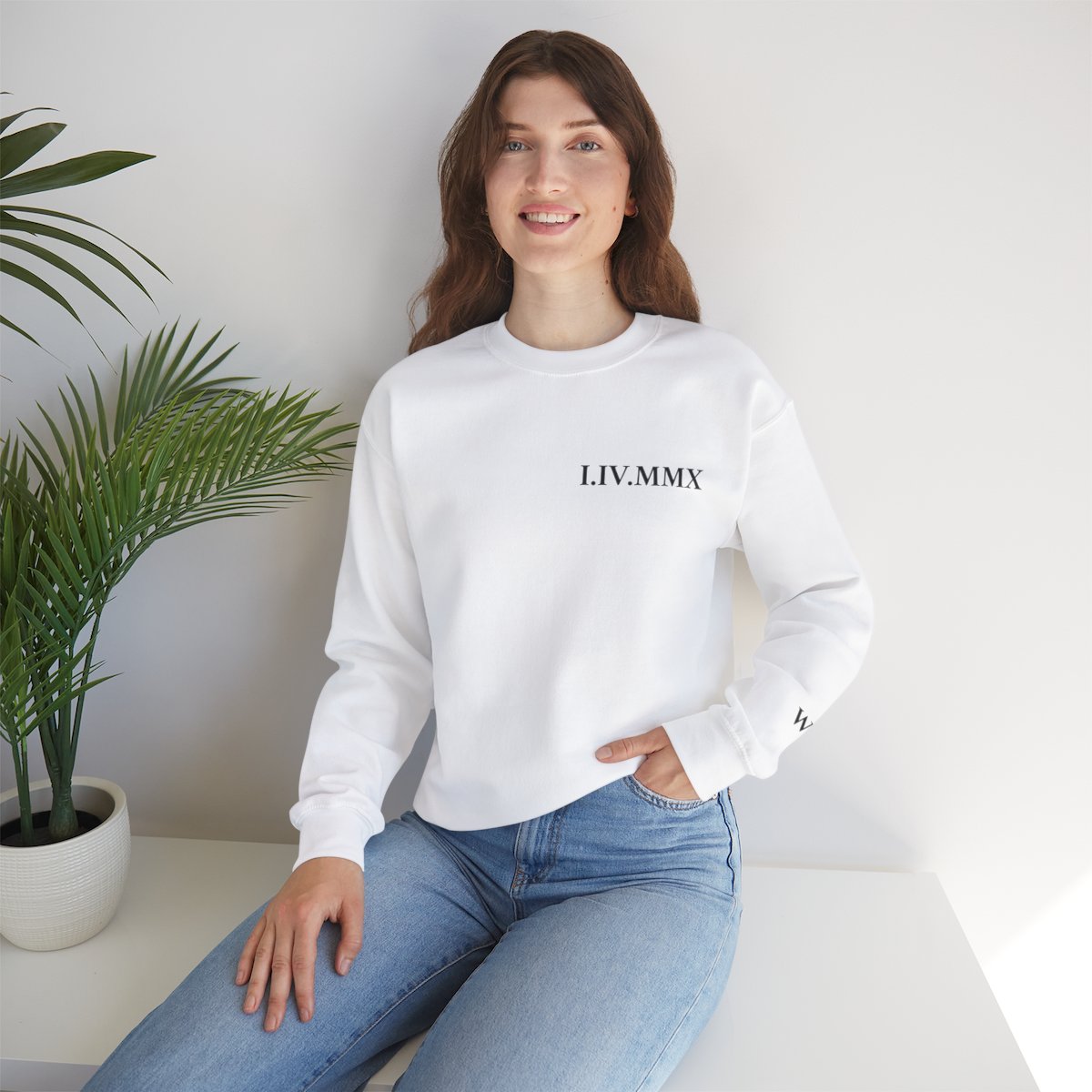 Personalized Roman Numeral Couples Sweatshirts