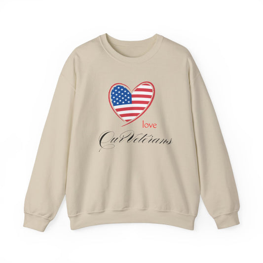 Love Our Veterans Heavy Blend™ Crewneck Sweatshirt
