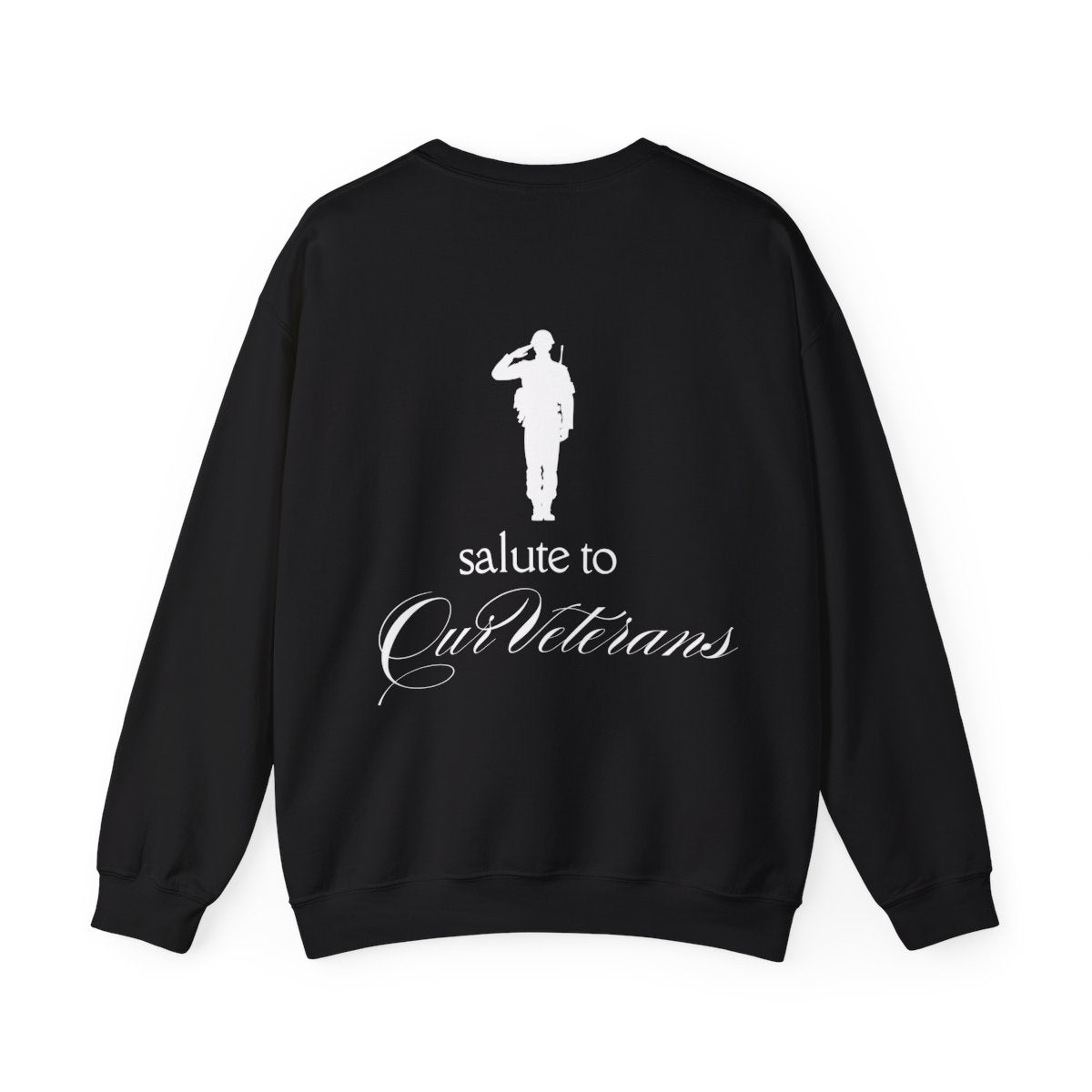 Personalized "Salute to Our Veterans" Sweatshirt