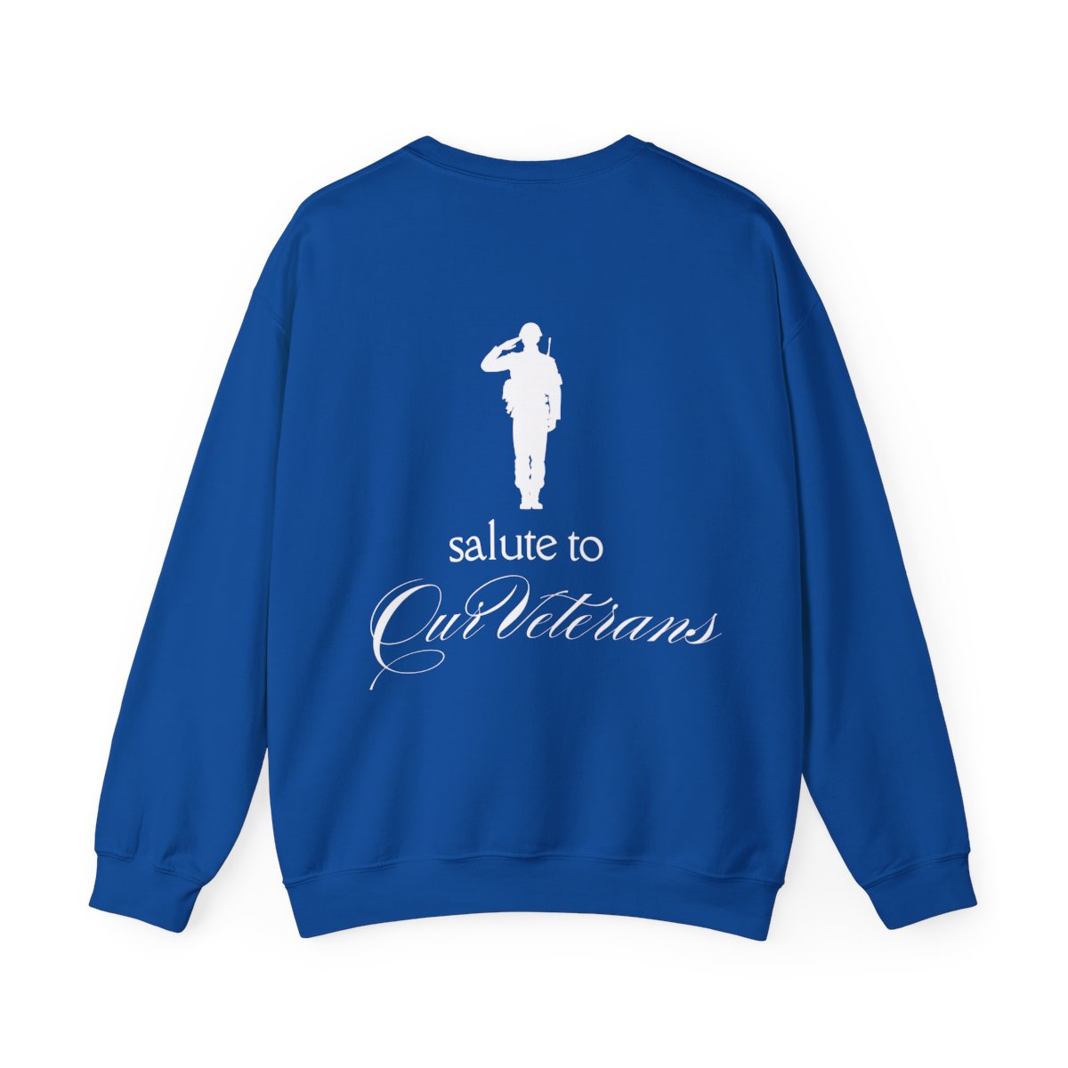 Personalized "Salute to Our Veterans" Sweatshirt