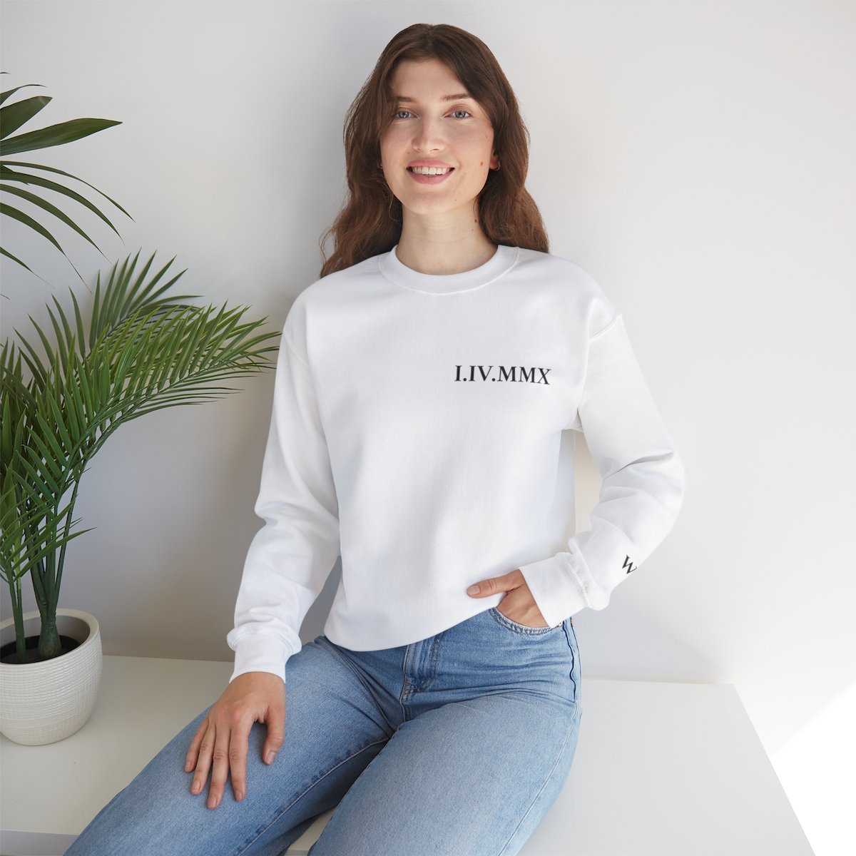 Personalized Roman Numeral Couples Sweatshirts