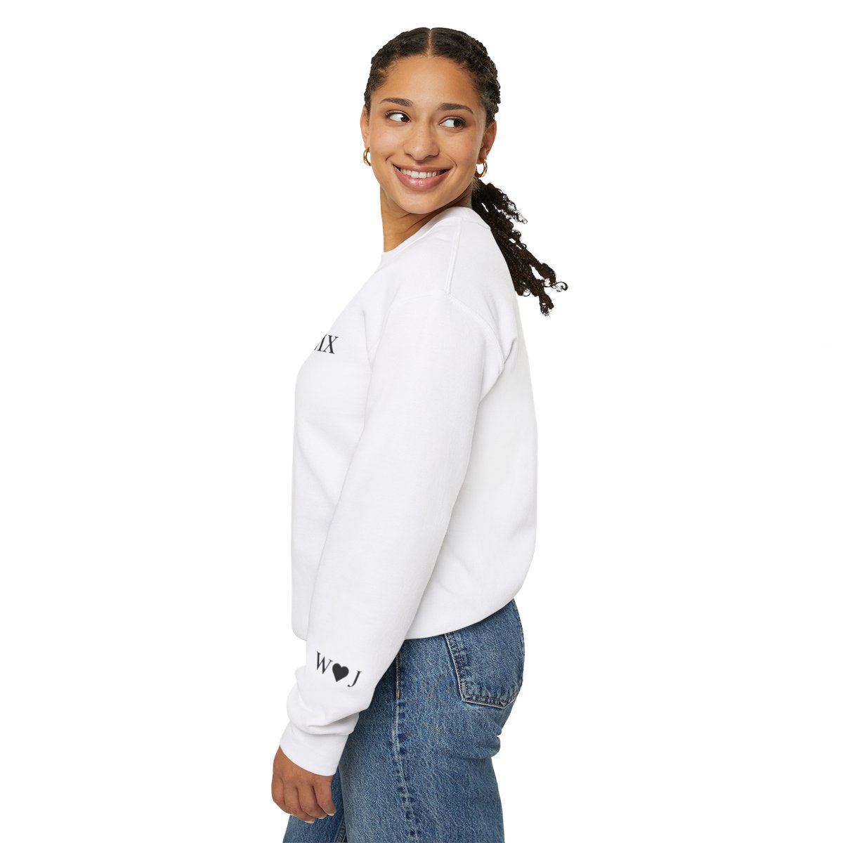Personalized Roman Numeral Couples Sweatshirts