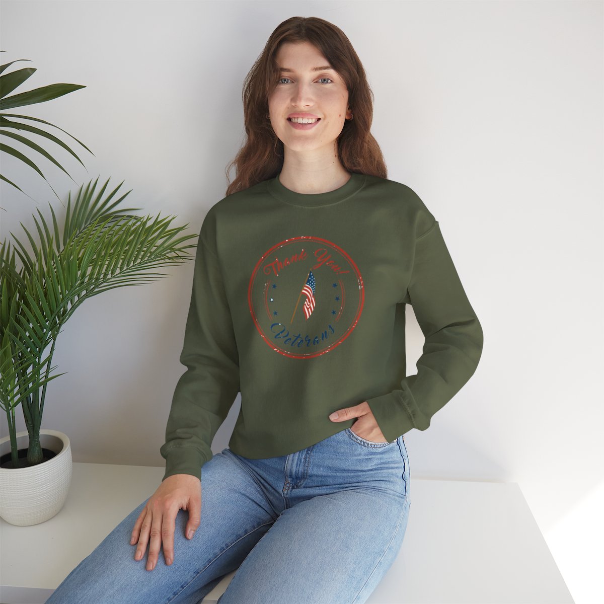 Thank You Veteran Crewneck Sweatshirt
