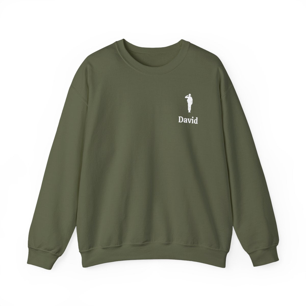 Personalized "Salute to Our Veterans" Sweatshirt