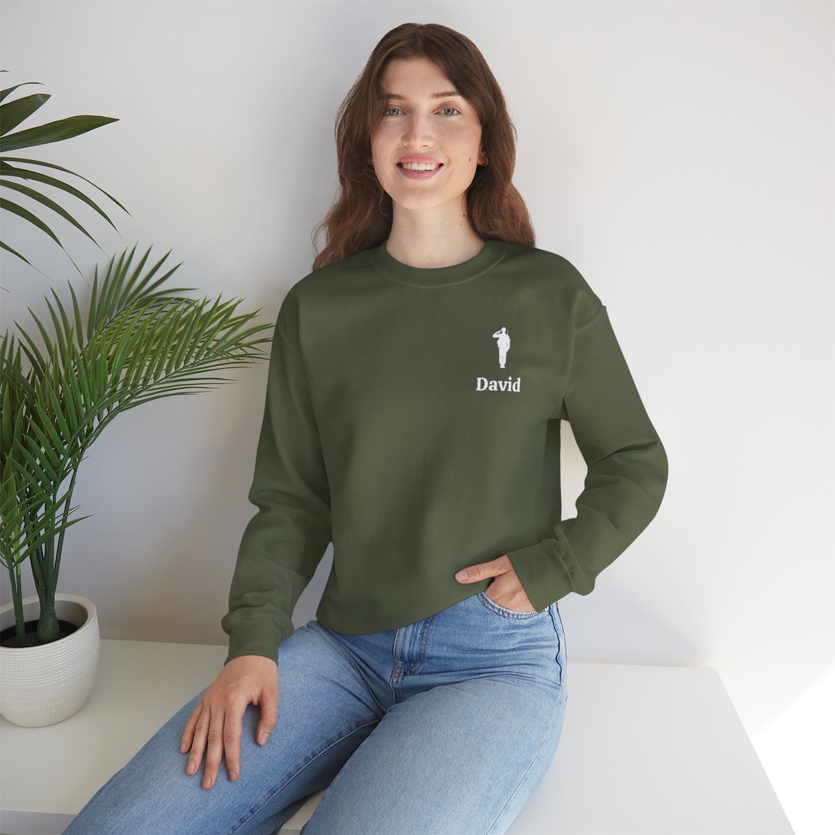 Personalized "Salute to Our Veterans" Sweatshirt