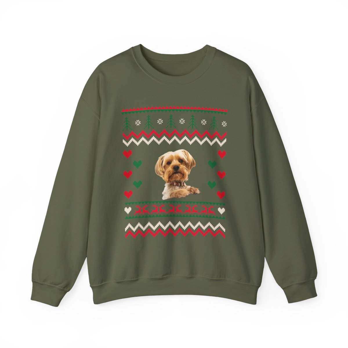 Christmas Sweatshirt with your Favorite Pet