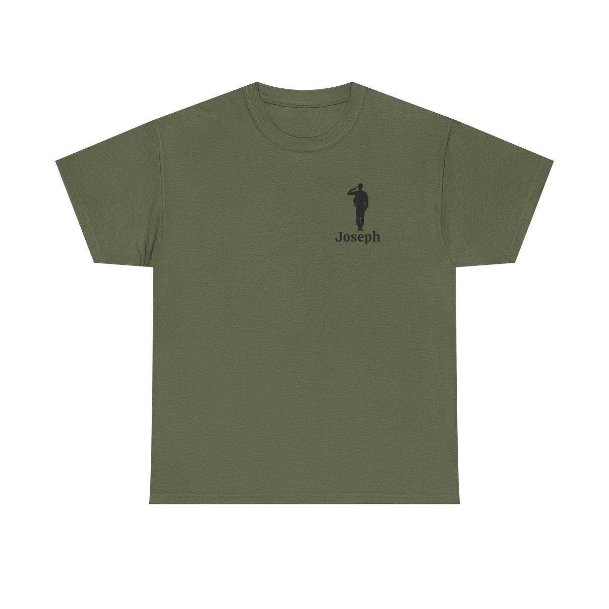 Personalized "Salute to Our Veterans" Cotton Tee
