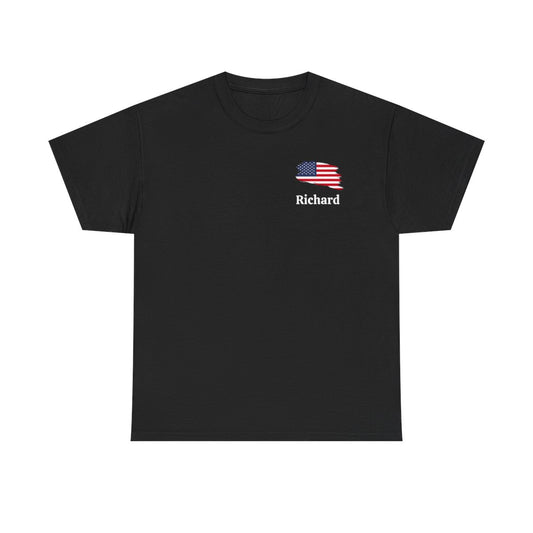 Customized "Proud Grumpy Veteran" Cotton Tee
