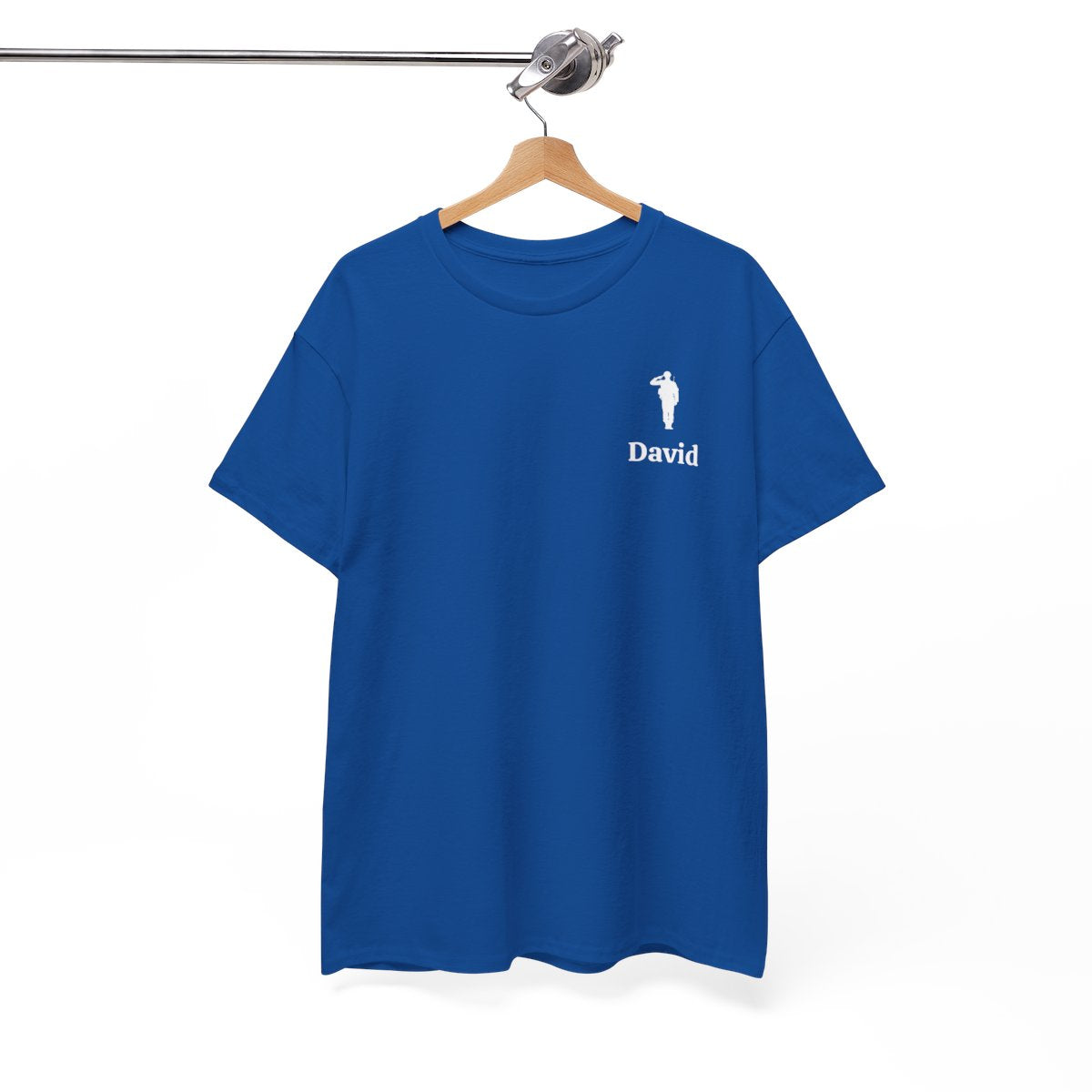 Personalized "Salute to Our Veterans" Cotton Tee v2