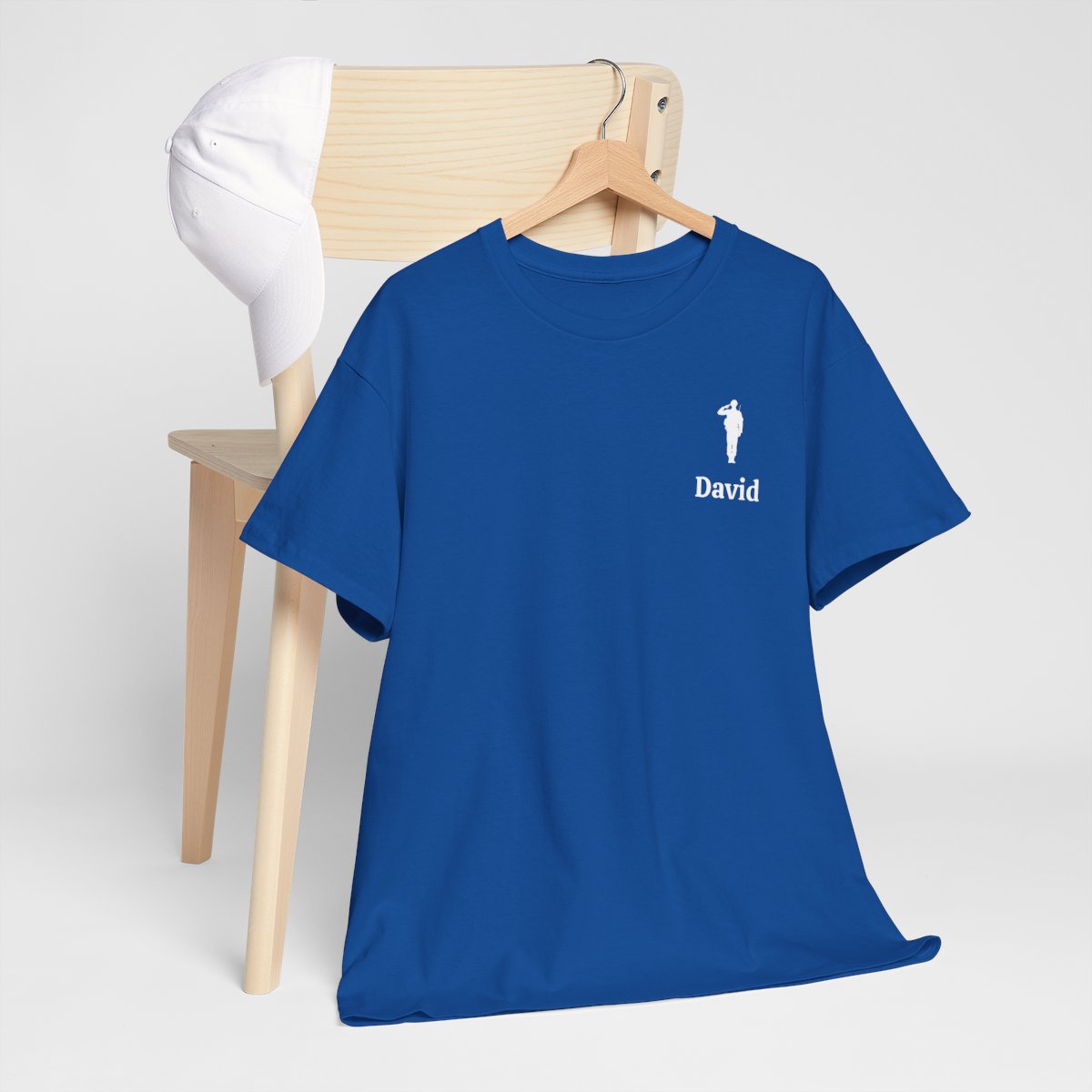 Personalized "Salute to Our Veterans" Cotton Tee v2