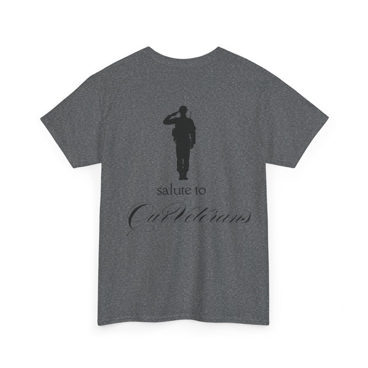 Personalized "Salute to Our Veterans" Cotton Tee